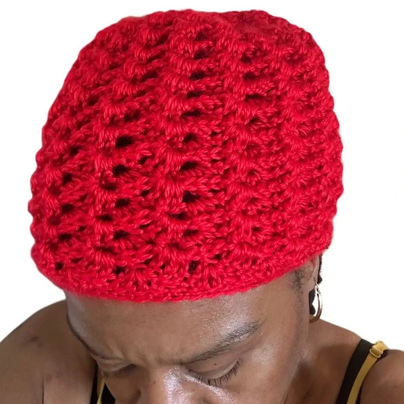 New Women’s “Neurotic Obsession” Handmade Crochet Beanie - Picture 4 of 9